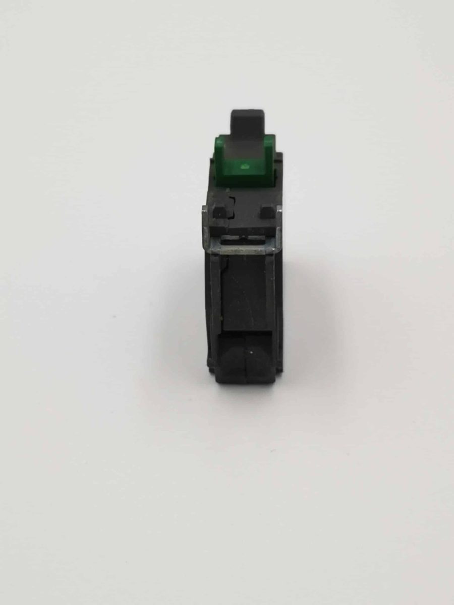 SINGLE CONTACT BLOCK, SILVER ALLOY, SCREW CLAMP TERMINAL, 1 NO Brand SCHNEIDER - ZBE101 (side view)